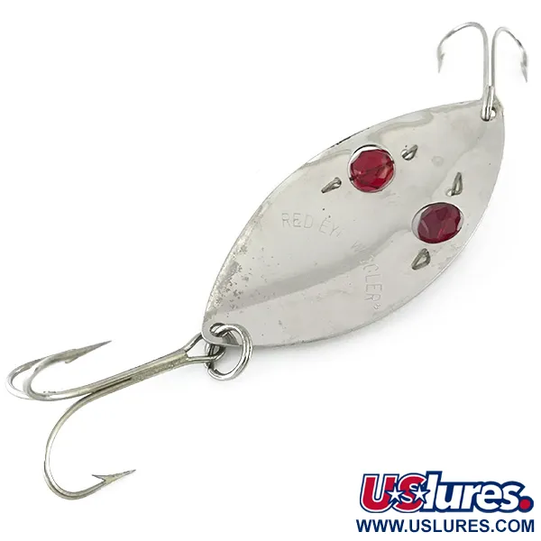 Eppinger Red Eye Wiggler Blizgė, Nikelis / Raudona, 25g, Akys, #8431