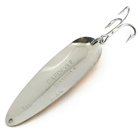 Eppinger Dardevle Blizgė, Oranžinė/Žalia/Nikkelis, 28g, Koris, #8432