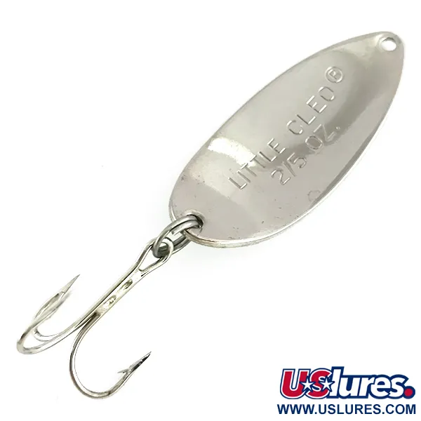 Blizgė Acme Little Cleo Glow, Balta / Žalia / Nikelis, 11g, #8435