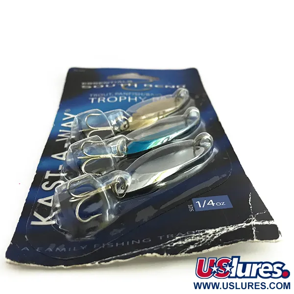 South Bend Essentials Kast-A-Way Blisgė, Auksinė/Nikelio/Mėlyna, 7g, #8451