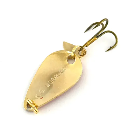 Acme K.O. Wobbler Vartiklė, Auksinė/Raudona, 3,5g, Sonic Flipper, #8460