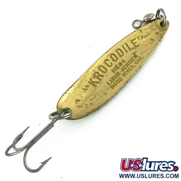 Luhr Jensen Krocodile Die #4 UV Blisgė, Fire Tiger, 14g, UV, #8466