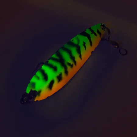 Luhr Jensen Krocodile Die #4 UV Blisgė, Fire Tiger, 14g, UV, #8466