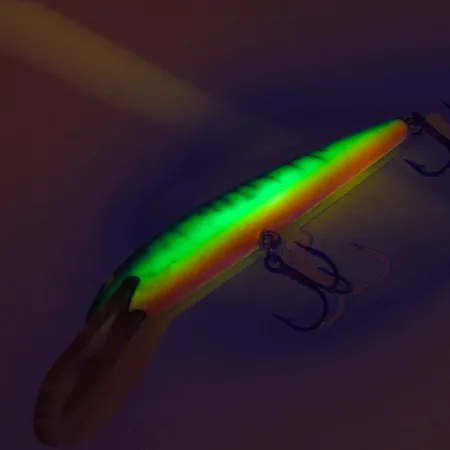 Bagley's Diving Bang-O-Lure Vobleris, Fire Tiger, 12,5g, UV, #8474