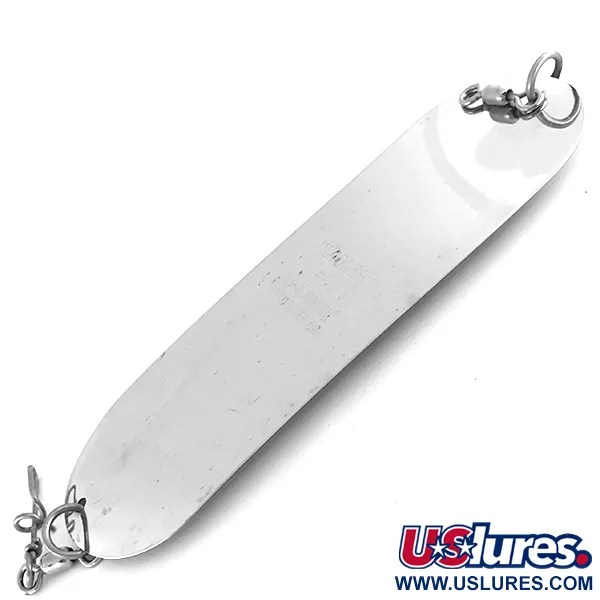 Luhr Jensen Dodger Vilkutis, Nikelis / Žalia, 40g, Trolingas, #8491