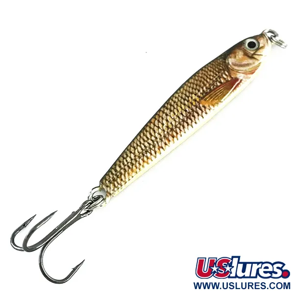 Cabela's Real Image Jig-N-Spoon Vartiklė, Gold Shiner, 28g, #8496