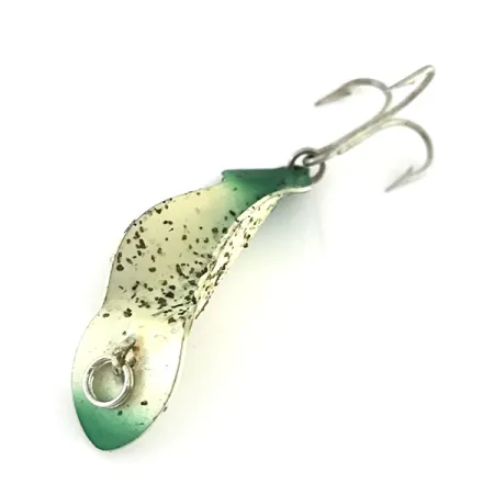 Buck Perry Spoonplug Blizgė, Balta/Žalia, 5g, Gylio kontrolė, #8500