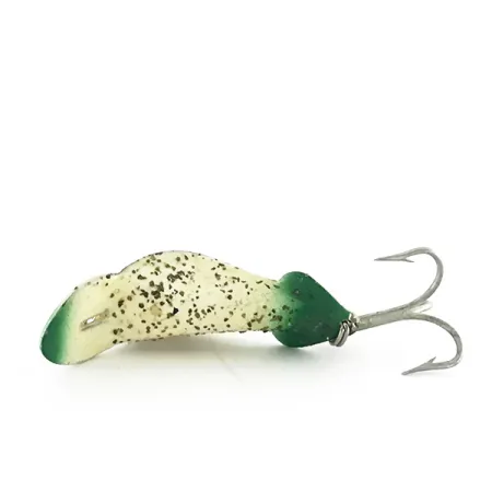 Buck Perry Spoonplug Blizgė, Balta/Žalia, 5g, Gylio kontrolė, #8500
