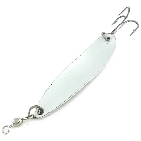 Luhr Jensen Krocodile Die #5 Vartiklė, Balta / Raudona, 25g, Prizmė, #8508