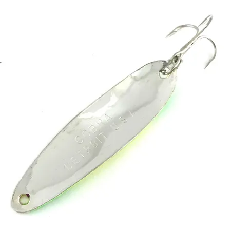 Wolverine Tackle Cobra UV Blisgė, Nikelis/Chartreuse, 14g, UV, #8514