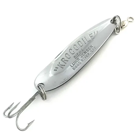 Luhr Jensen Krocodile Die #4 Blizgė, Nikelis / Mėlyna, 14g, Tolimas, #8532