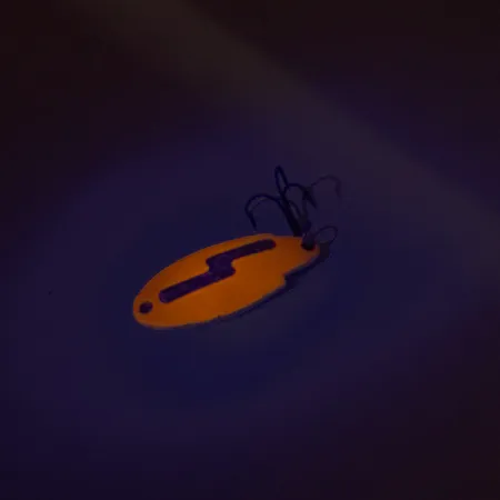 Acme Thunderbolt UV Blizgė, Fluorescent Orange / Nickel, 3,5g, #8549