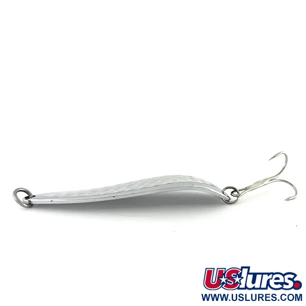 Luhr Jensen Krocodile Die #5 Blizgė, Nikelis, 28g, Žvynų Raštas, #8576