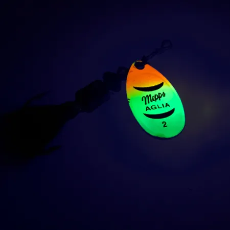 Sukrė Mepps Aglia 2 dressed, Rainbow, 4,7g, voverės uodega, #8583