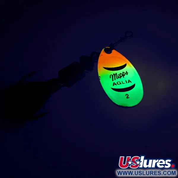 Sukrė Mepps Aglia 2 dressed, Rainbow, 4,7g, voverės uodega, #8583
