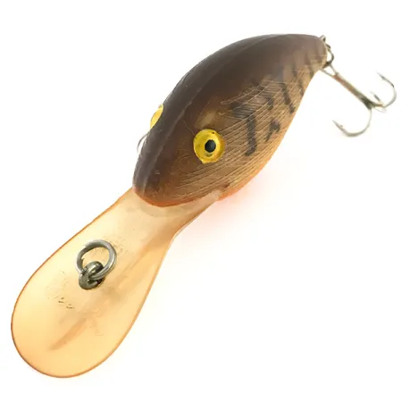 Rebel Deep Wee R vobleris, Brown Crawdad, 10,5g, Vintage, #8586