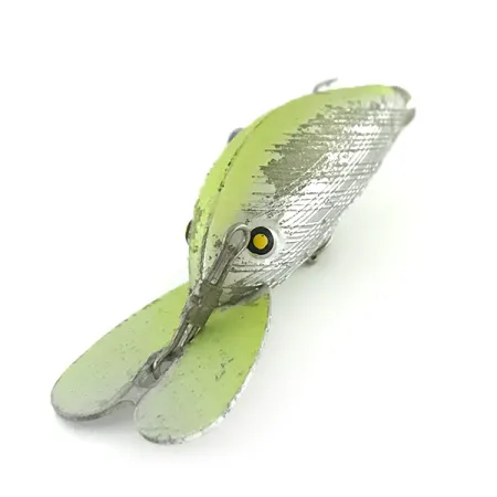 Bill Norman Quarterback Shallow Vobleris, Sidabrinė/Chartreuse, 7g, Glow, #8591