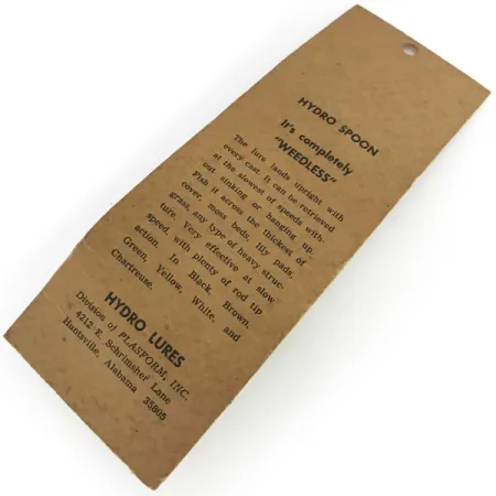 Hydro Lures Weedless Hydro Spoon Vartiklė, White/Green, 17g, #8593