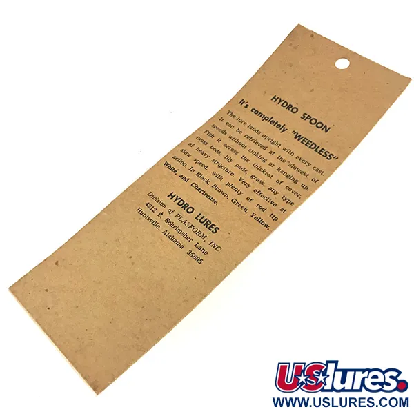 Hydro Lures Weedless Hydro Spoon Nežolėjanti Blisgė, Balta/Pilka, 14g, #8595