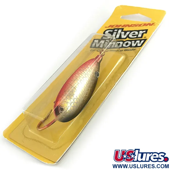 Weedless Johnson Silver Minnow Vartalė, Raudona/Juoda/Aukso, 14g, #8625