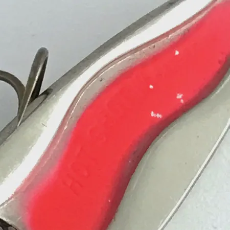 Blizgė Luhr Jensen Hot Shot W UV, Nickel/Pink, 4,5g, UV, #8665