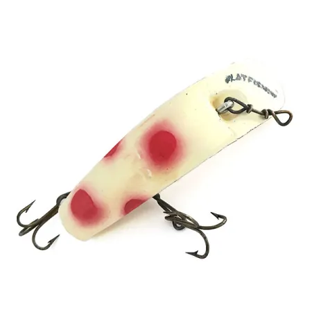 Yakima Bait FlatFish F6 Masalas, Balta / Raudona, 3g, Skeitiklis, #8668