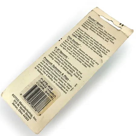 Prescott Spinner Little Doctor 275 Vartiklė, Varis/Oranžinė, 21g, #8680