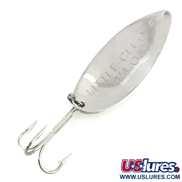 Acme Little Cleo Glow Blizgė, Balta/Raudona/Nikelis, 21g, Glow, #8689