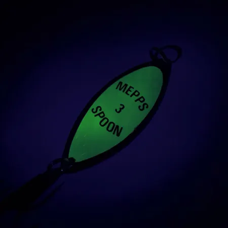 Mepps Spoon 3 Vartiklė, Auksinė/Žalia, 13g, Šviečianti, #8690