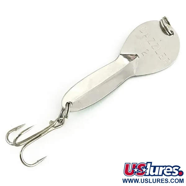 Acme Dazzler #2 Blizgė, Muštas Nikelis / Žalia, 7g, Kolekcinė, #8700