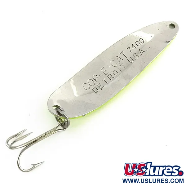 Eppinger Dardevle Cop-E-Cat 7400 UV Blizgė, Geltona/Nikelis, 14g, #8721