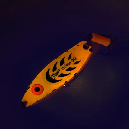 Mepps Syclops 00 UV Blizgė, Fluorescencinė Oranžinė, 4,5g, UV, #8727