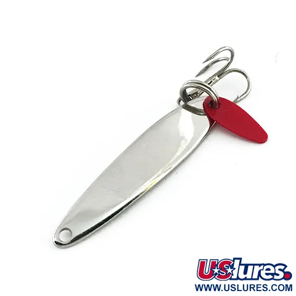 Bay de Noc Swedish Pimple Blizgė, Nikelis, 4.5g, Vertikali, #8730