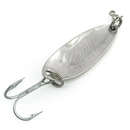 Luhr Jensen Lil' Kroc Vartiklė, Nikelis / Žalia, 9g, Suktukas, #8735