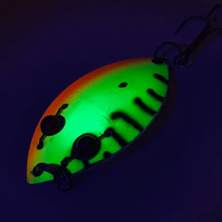 Gibbs Ruby Eye Wiggler 2 UV Blizgė, Fire Tiger, 13g, Stiklo akys, #8739