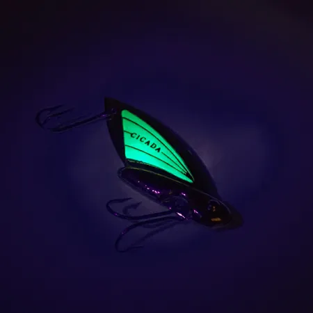 Reef Runner Cicada Cikada, Auksinė / Žalia, 6g, JAV-Gamyba, #8745