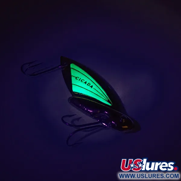 Reef Runner Cicada Cikada, Auksinė / Žalia, 6g, JAV-Gamyba, #8745