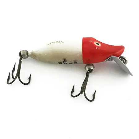 Heddon River Runt Tiny Floating Vobleris, Red Head, 7g, Vintage, #8751