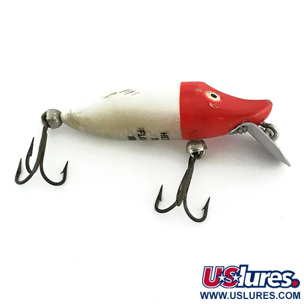 Heddon River Runt Tiny Floating Vobleris, Red Head, 7g, Vintage, #8751