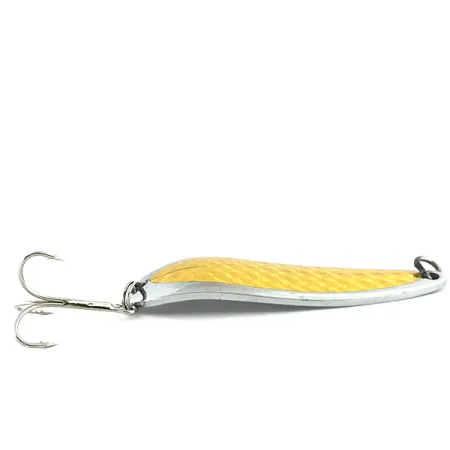 Blizgė Luhr Jensen Krocodile Die #5, Nikelis/Auksinė Holograma, 28g, #8766