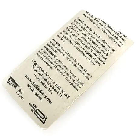 Heddon Tiny Torpedo Paviršinis masalas, Skaidrus, 7g, Propeleris, #8787