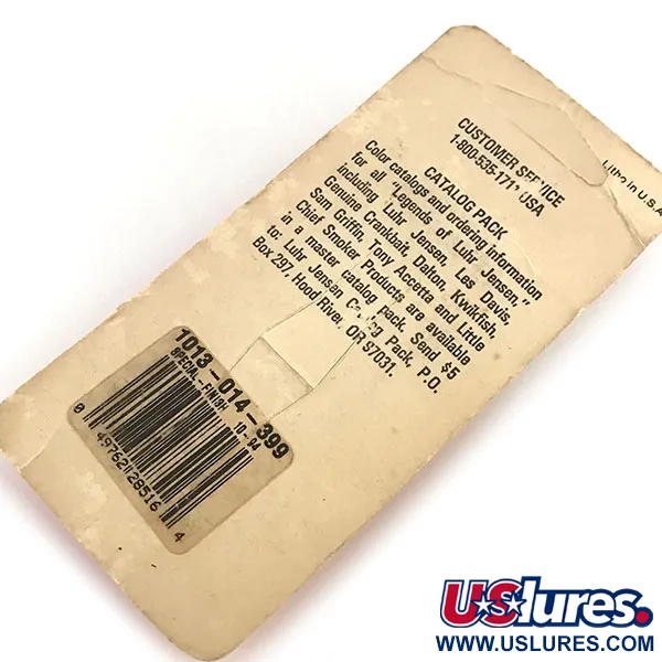 Luhr Jensen Little Jewel Vartiklė, Hammered Brass / Red, 7g, UV, #8789