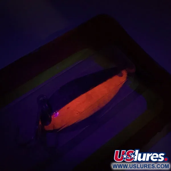 Luhr Jensen Little Jewel Vartiklė, Hammered Brass / Red, 7g, UV, #8789