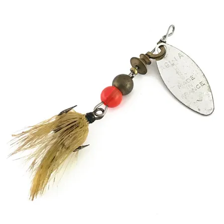 Mepps Aglia Long 0 Dressed Sukrė, Nikelis / Blizgučiai, 3g, #8809