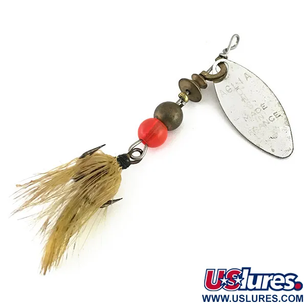 Mepps Aglia Long 0 Dressed Sukrė, Nikelis / Blizgučiai, 3g, #8809