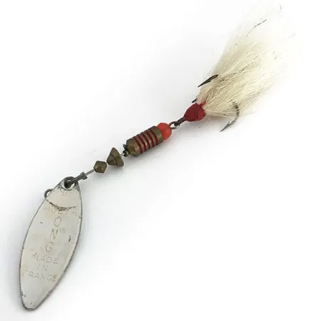 Mepps Aglia Long 2 Dressed Sukrė, Sidabrinė, 7,3g, Elnio kailis, #8810