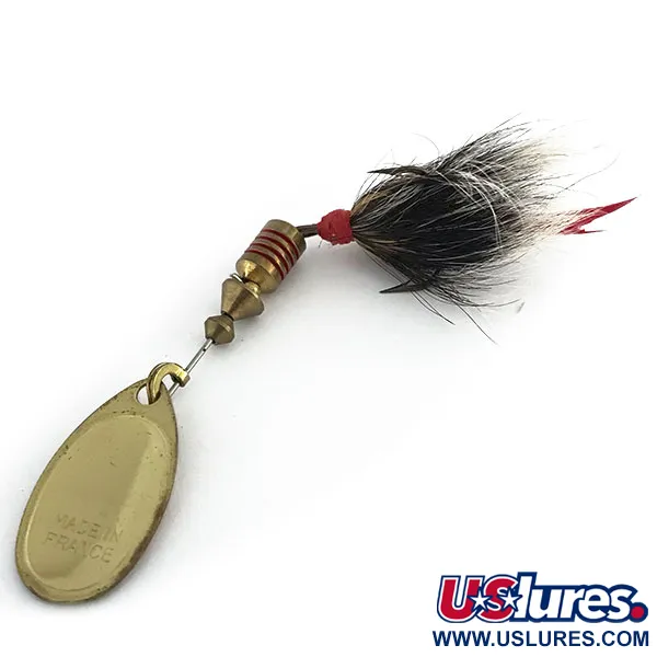 Mepps Aglia 2 dressed Sukriukė, Balta/Raudona/Žalvaris, 4,7g, #8811