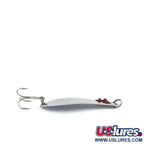 Herter's Canadian Spoon Blizgė, Nikelis / Raudonos akys, 10g, #8835