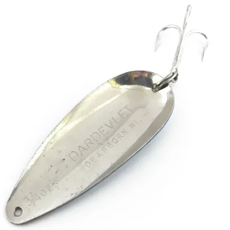 Eppinger Dardevle Dardevlet Blizgė, Mėlyna/Nikelis, 21g, Dearborn, #8853