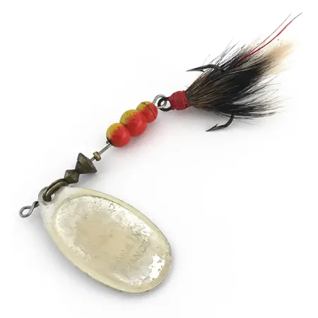 Mepps Aglia 4 squirrel tail Blizgė, Sidabrinė, 9g, Natūralus kailis, #8857